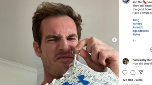 Le joueur de tennis Andy Murray récupère alliance et chaussures...